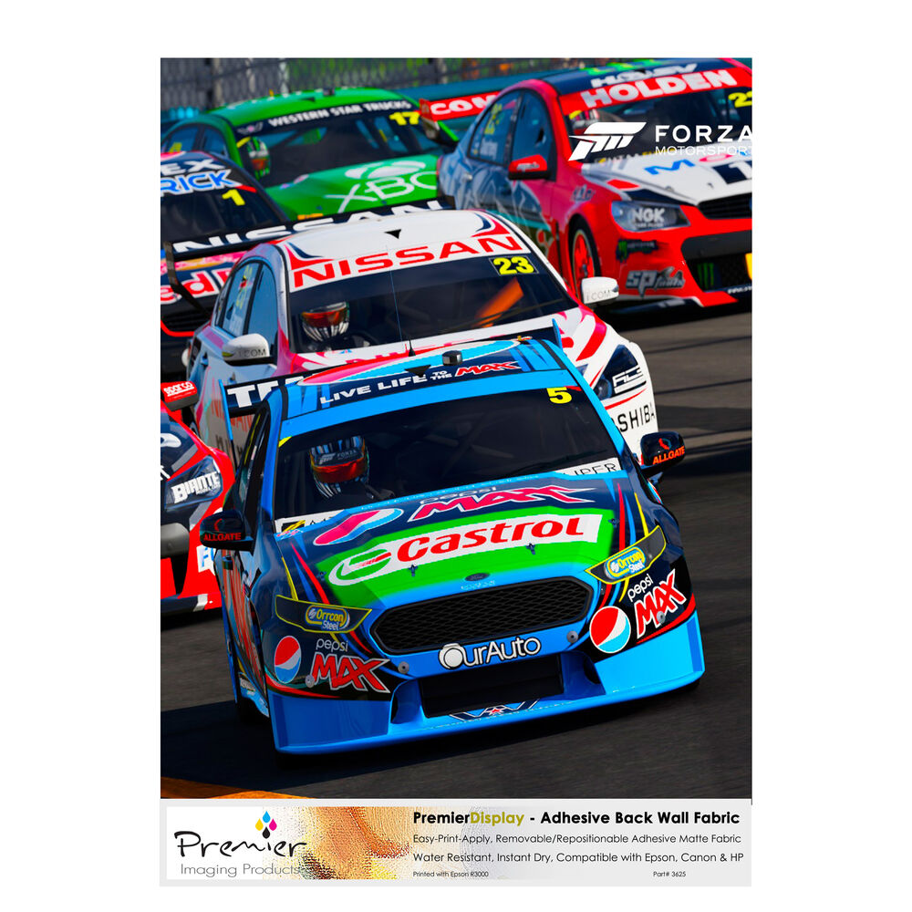 PremierDisplay Adhesive Backed Wall Graphics Fabric, 11" x 17" x 25