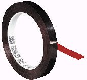 3M 616 Lithographers Tape, 1/2" Width, 72 yd Length, Ruby Red (Pack of 1)