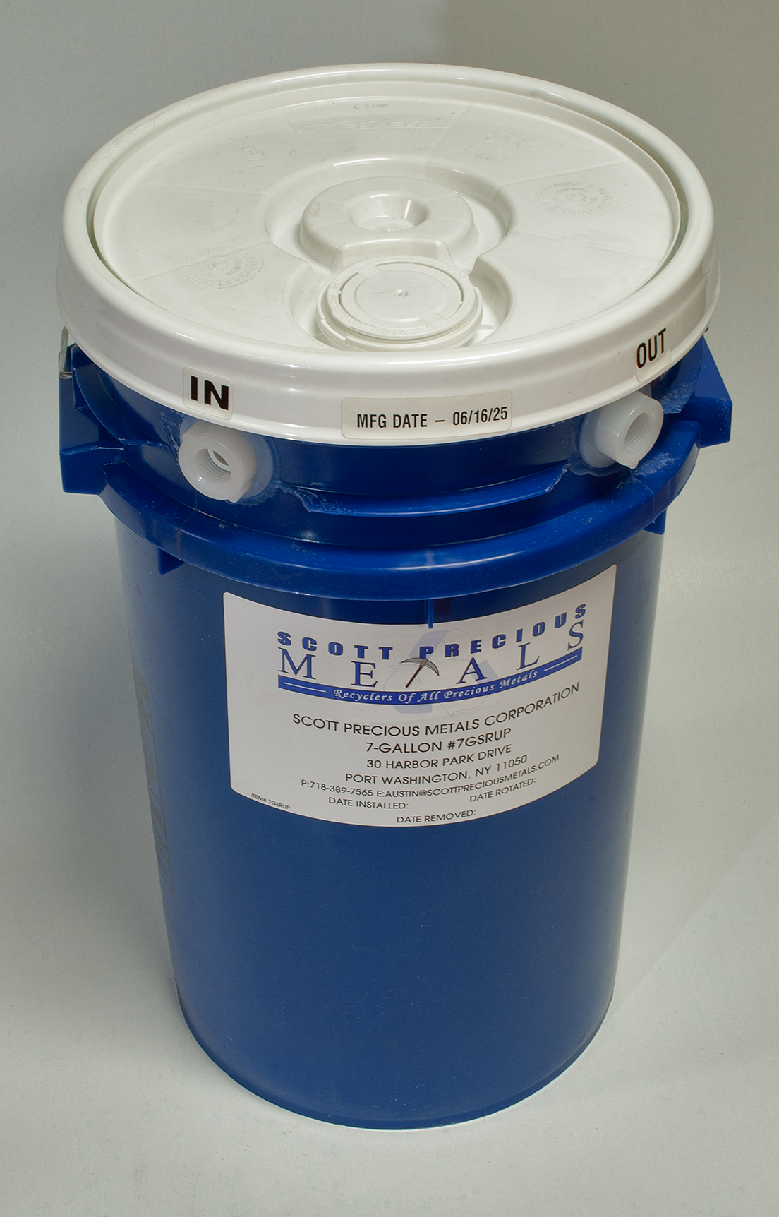 Scott Precious Metals 7-Gallon Silver Recovery Cartridge for Pumping Applications