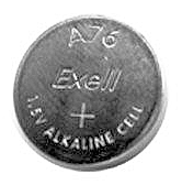 Exell A76PX Alkaline 1.5V Button Cell Battery