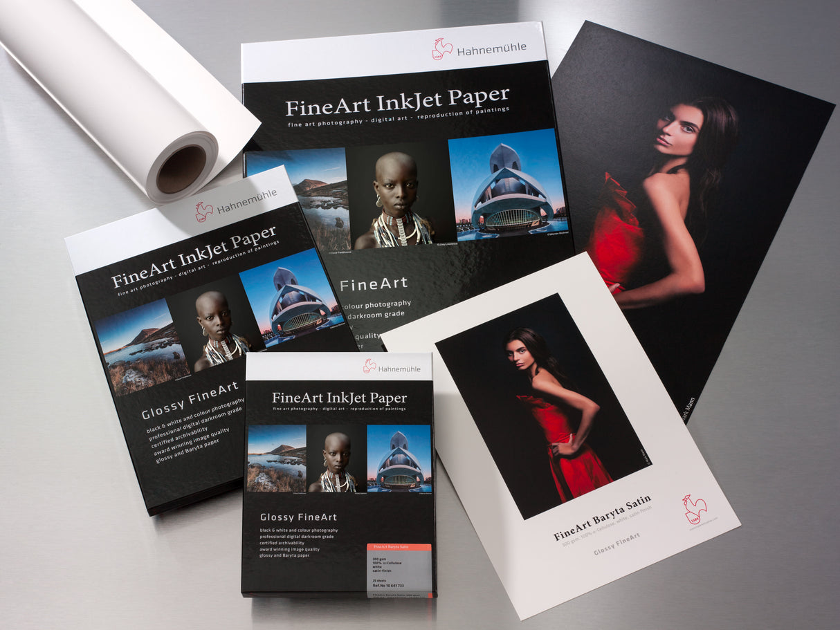 Hahnemuhle Fine Art Baryta Satin Paper 300 gsm 8.5" x 11 / 25