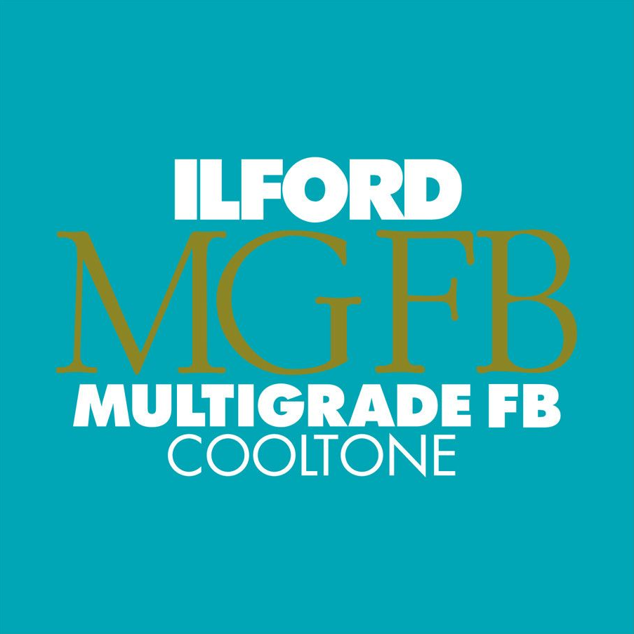 Ilford MGFB Multigrade Fiber Base, Cooltone Glossy (MGFBCT1K) 20" x 24" / 50 Sheets