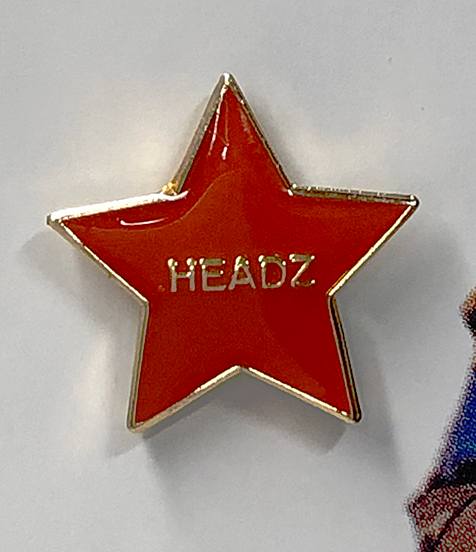 Powershovel Red Star Pin