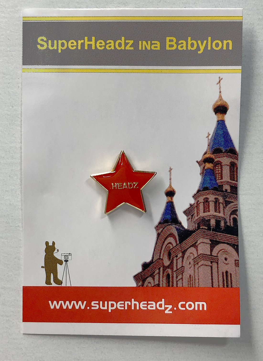 Powershovel Red Star Pin