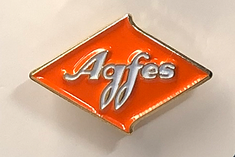 Powershovel Road Sign Agfes Pin