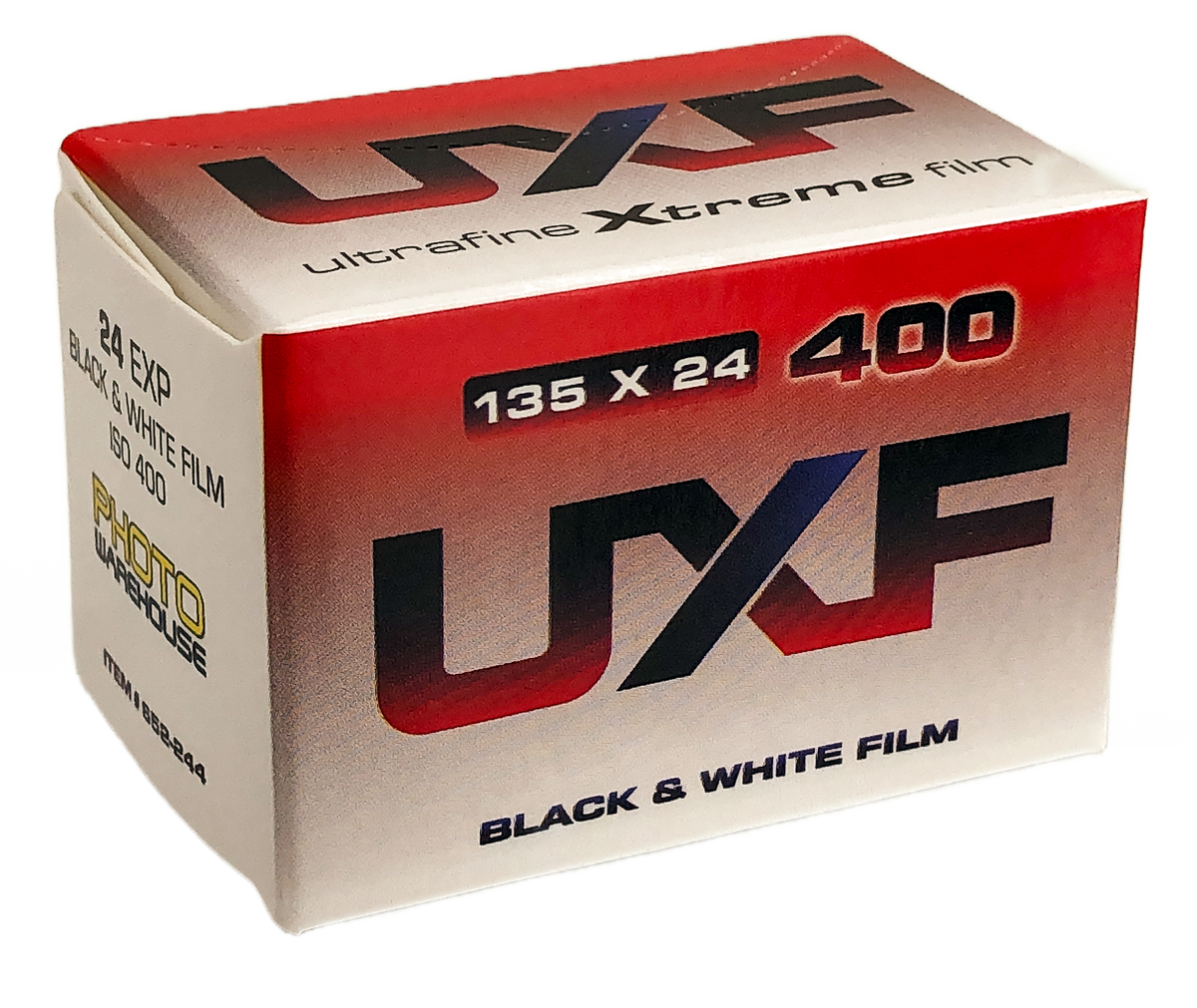 Ultrafine Xtreme UXF, Black & White Film ISO 400, 35mm x 24 exp.