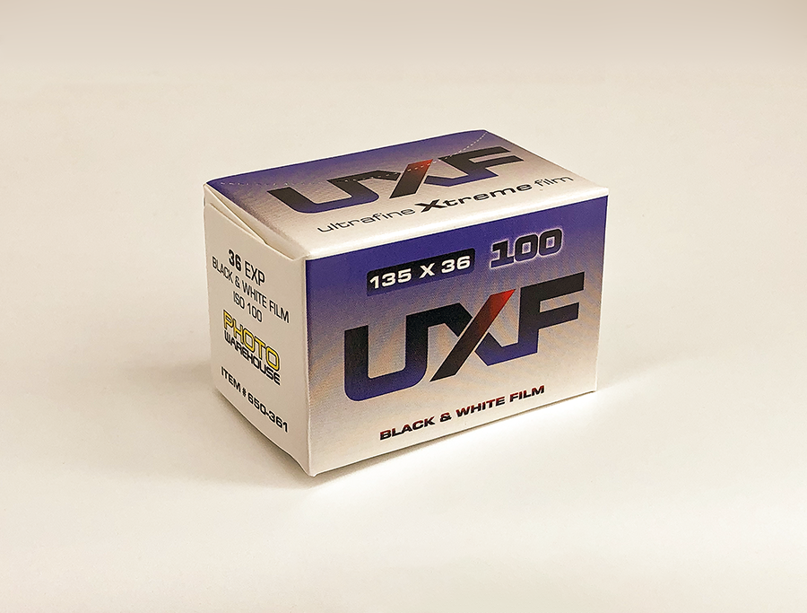 Ultrafine Xtreme UXF, Black & White Film, ISO 100 35mm x 36 exp