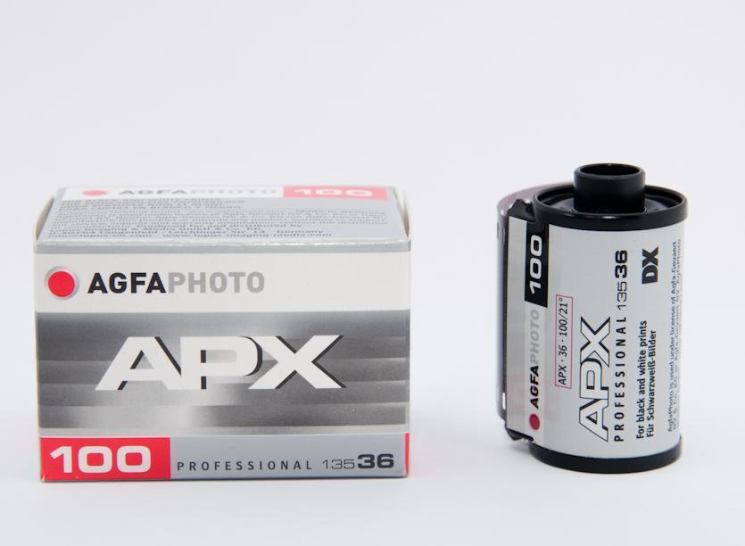 Agfa Agfapan APX 100 B & W Film, 35mm x 36 Exp