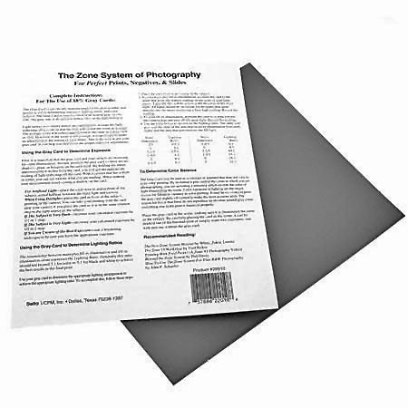 Gray Card 8 in. x 10 in., Delta CPM 1