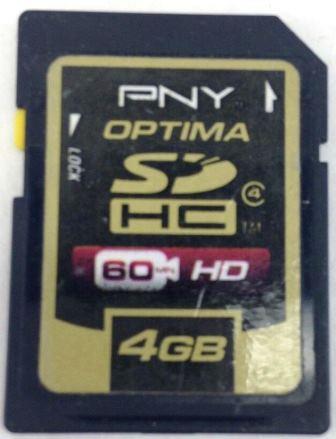 Various Brand 4GB Secure Digital SD HC Memory Card
