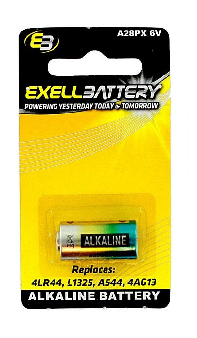 Exell A28PX (4LR44) 6V Alkaline Battery