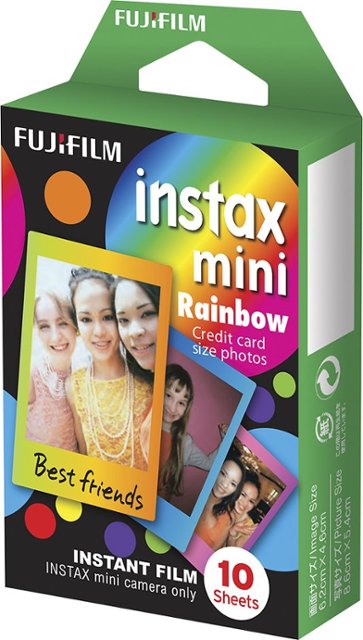 Fuji Instax Mini, Rainbow Picture, Instant Film