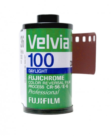 Fujifilm Fujichrome Pro Velvia 100 RVP, 35mm x 36 exp