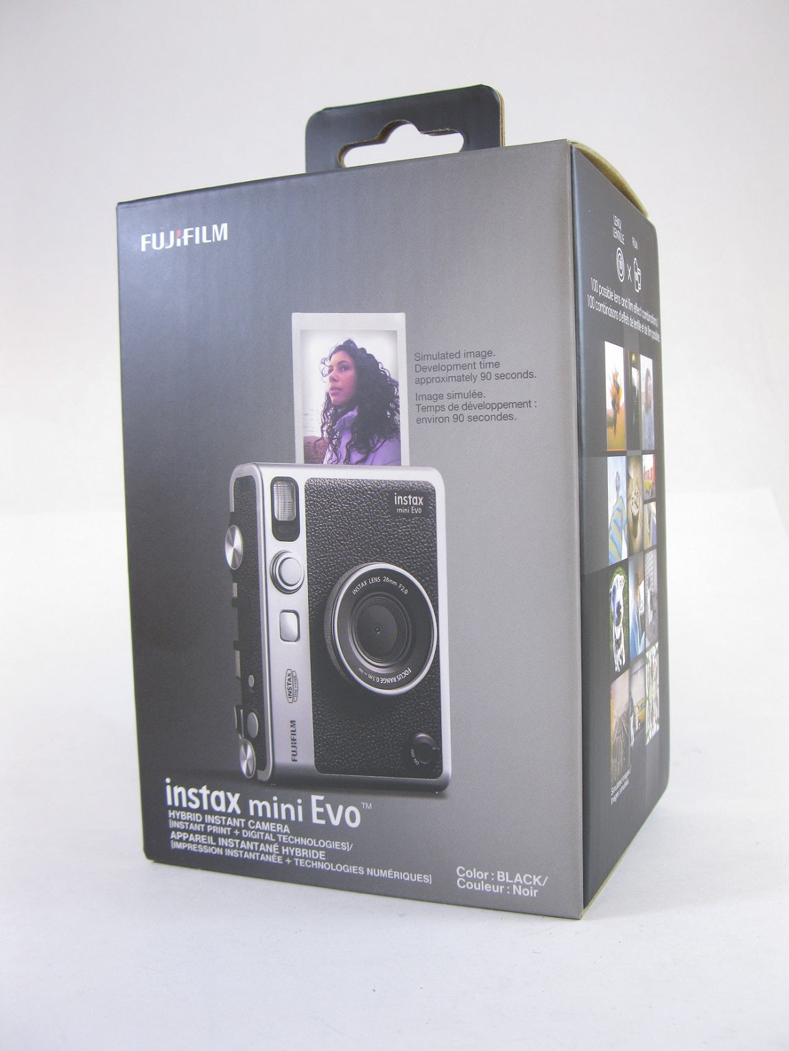 Fujifilm - INSTAX MINI Evo Hybrid Instant Print Camera —Black