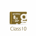 Goldkey 8 GB Micro SDHC Class 10 Card with Adapter