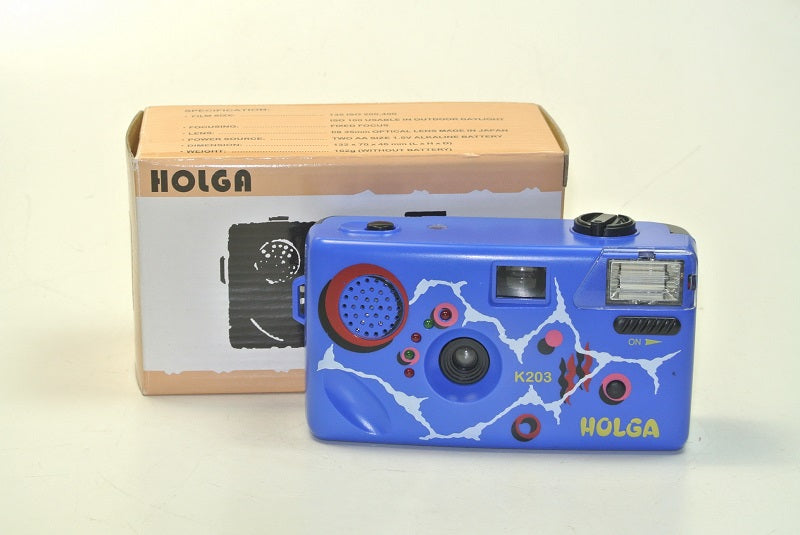 Holga K203 Purple Original Noise Making 35mm Film Camera