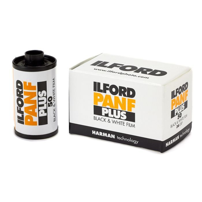 Ilford PAN F+ ISO 50, 35 mm x 36 exp