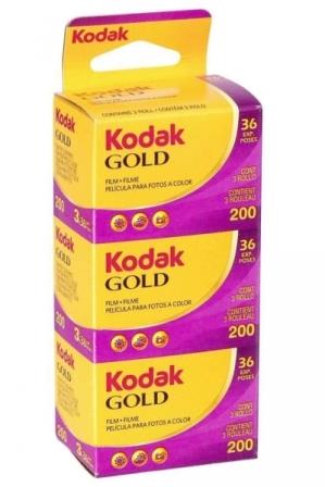 Kodak Gold 35mm ISO 200, 36 Exp —3-Pack