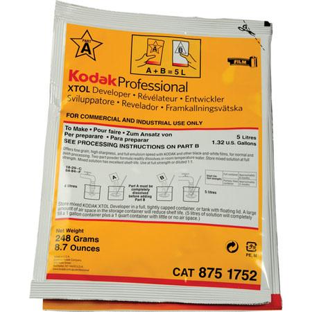 Kodak XTOL Black & White Film Developer, Powder to Make 5 Liters