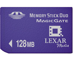 Lexar 128 MB Memory Stick Duo Card