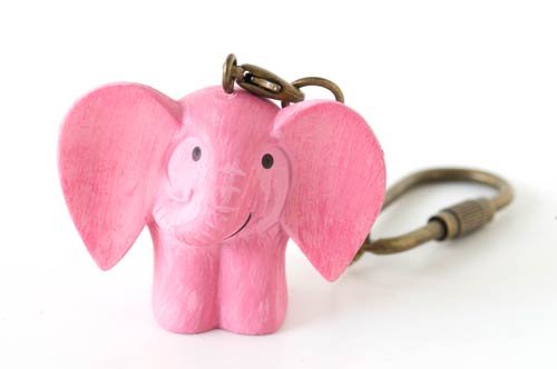 Elephant Mini-animal Key Ring, Lisa Larson