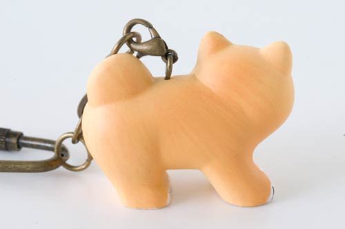 Shiba Dog Mini-animal Key Ring, Lisa Larson