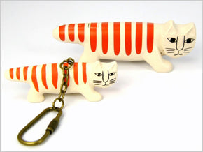 Lisa Larson Necono Cat Key Chain