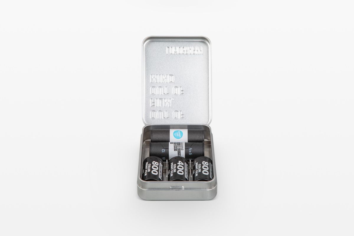 Lomography Metal Film Case for 35 mm or 120 Format Film - Fits 6 Rolls 35 mm; 4 Rolls 120