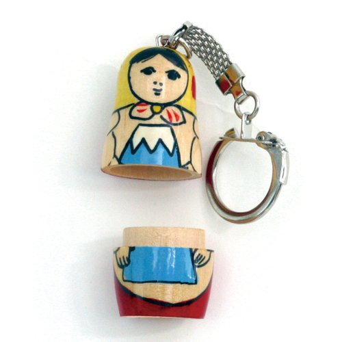 "Mount Fuji" Matoki Matryoshka, Russian Key Chain —Superheadz