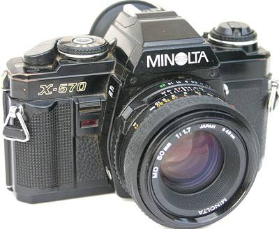 Minolta X-570, 35mm Camera with 50mm Lens —Student —Used