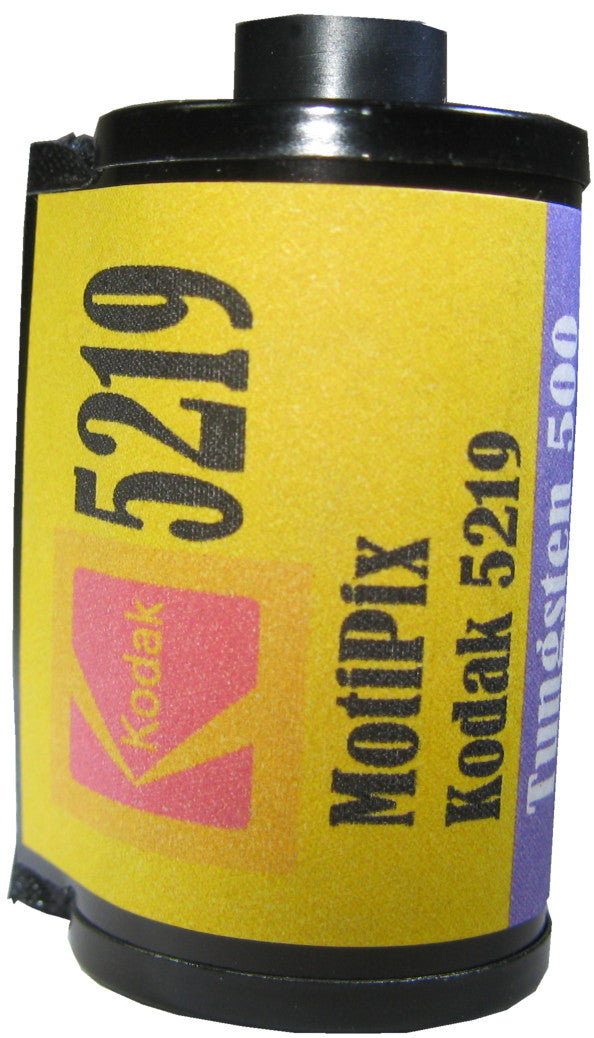MotiPix Kodak 5219, 35 mm x 36 Exp, Motion Picture ECN-2 Process Film, 500T
