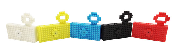 Nanoblock Customizable Toy Camera, Red