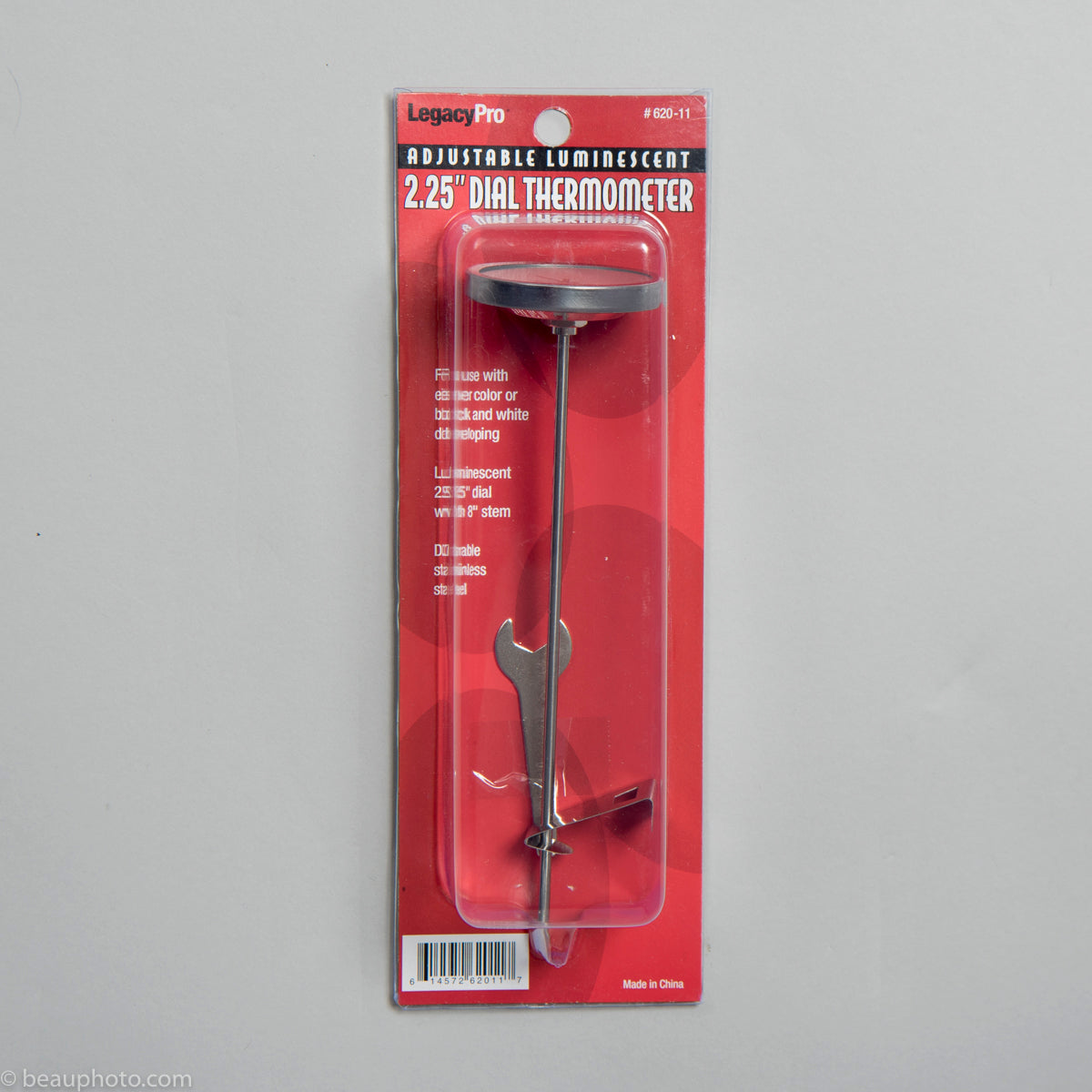 Luminous Dial Thermometer, 2 1/4 inch Dial Face, Legacy Pro