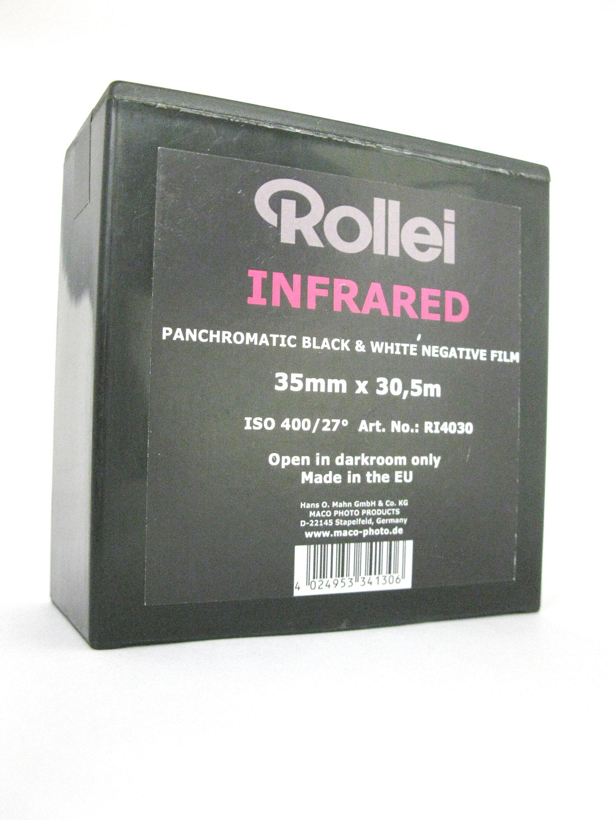 Rollei Infrared 400 Black and White Negative Film, Bulk Roll 35mm x 100'