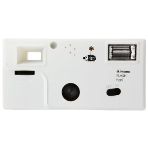 Superheadz ikimono Flash Hari 110 Format Camera Spotted Cat with Film