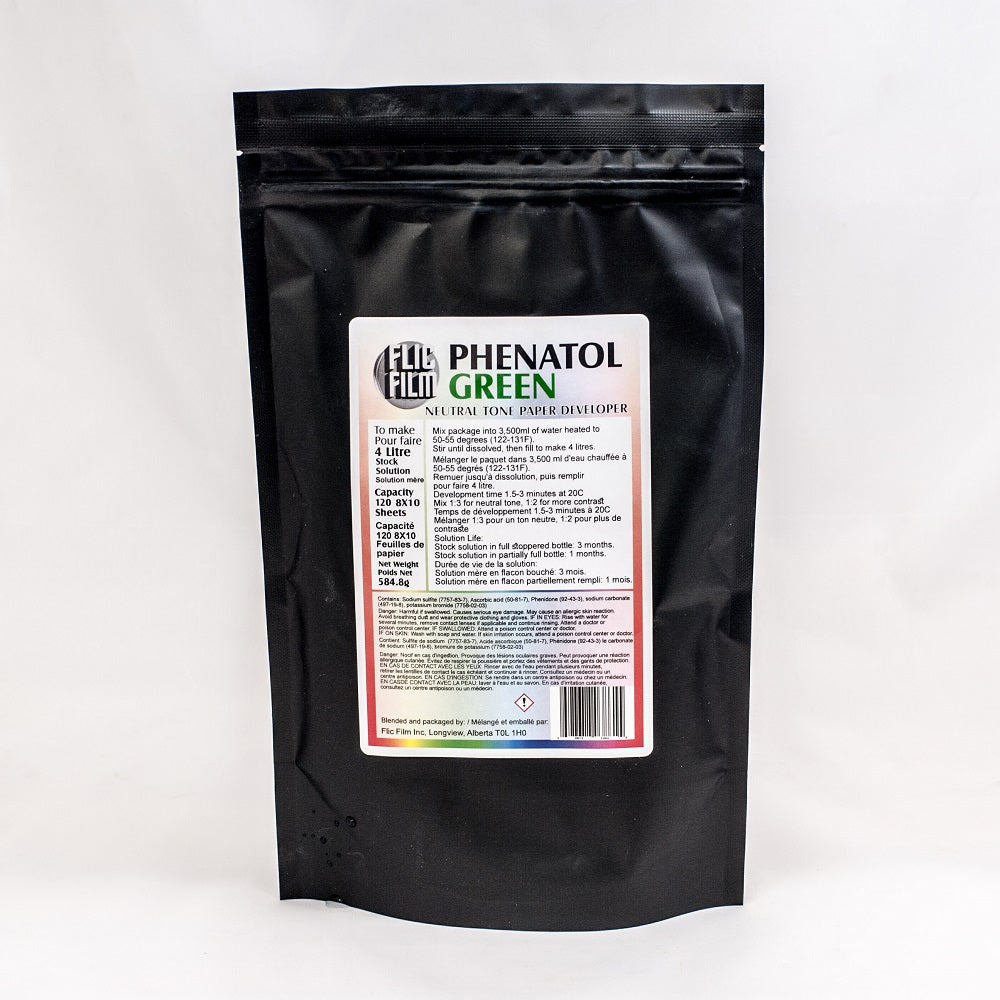 Ultrafine Black White & Green, Phenatol Paper Developer, 4 Liter, By Flic Film