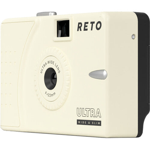 Ultrafine RETO Ultra Wide & Slim 35 MM Camera with 22 mm Lens, Cream