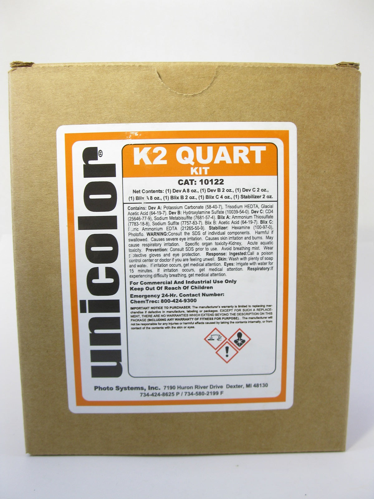 Ultrafine Unicolor C-41 LIQUID Film Developer Kit, 1 Quart