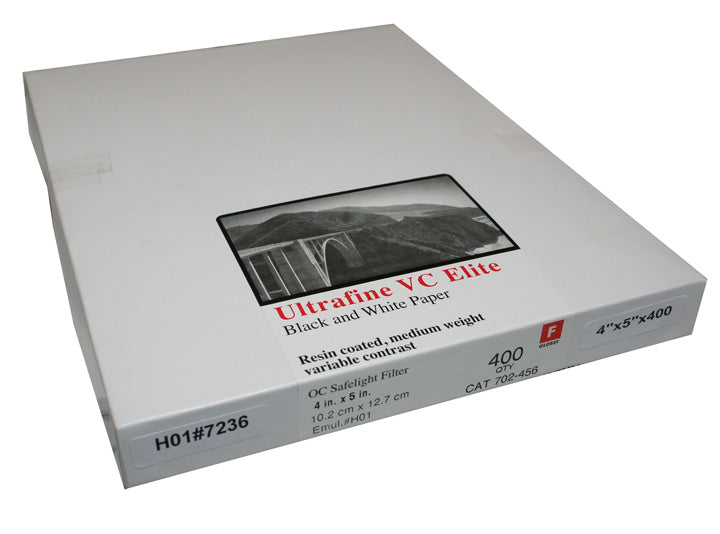 Ultrafine VC ELITE Glossy Variable Contrast RC Paper 4 x 5 / 400