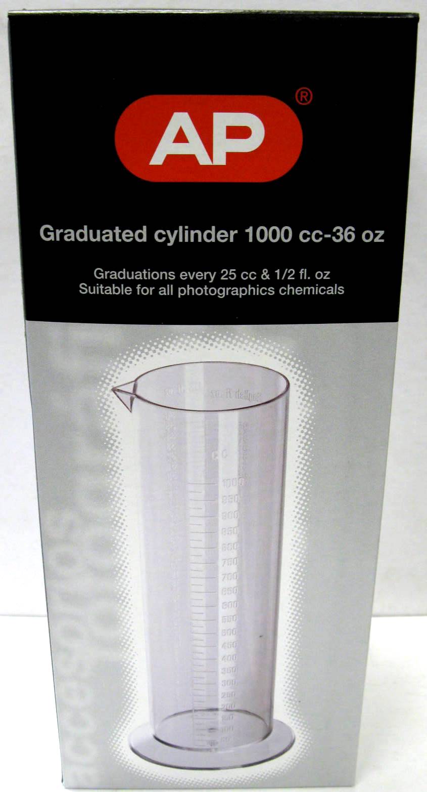 1000cc / 36 oz. AP Plastic Graduated Cylinder