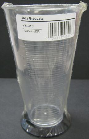 500cc / 16oz. Plastic Graduated Cylinder