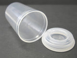 Clear 35mm Film Tubs/Canisters with Caps, 50 Pack