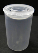 Clear 35mm Film Tubs/Canisters with Caps, 50 Pack