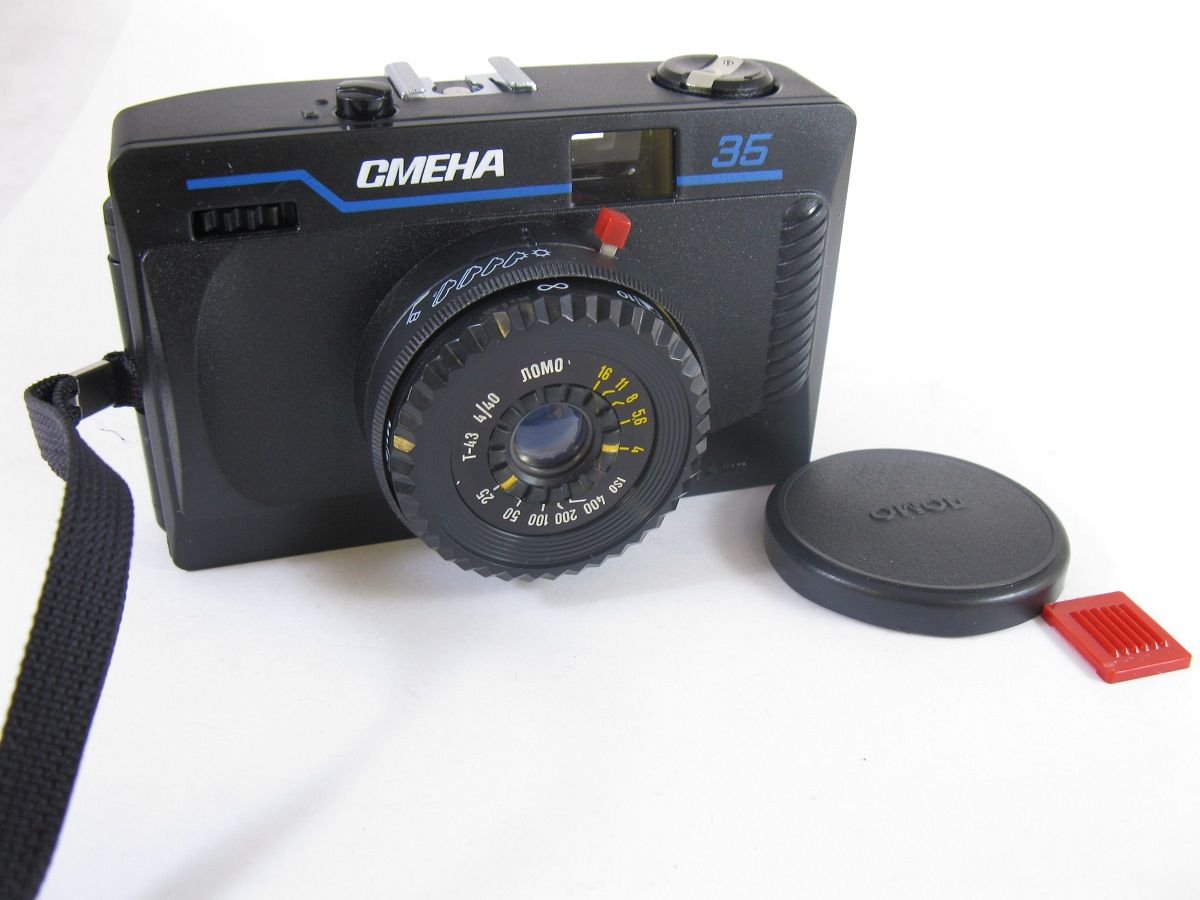 SMENA 35 "Blue" T43, F/4 40mm Lomography Camera