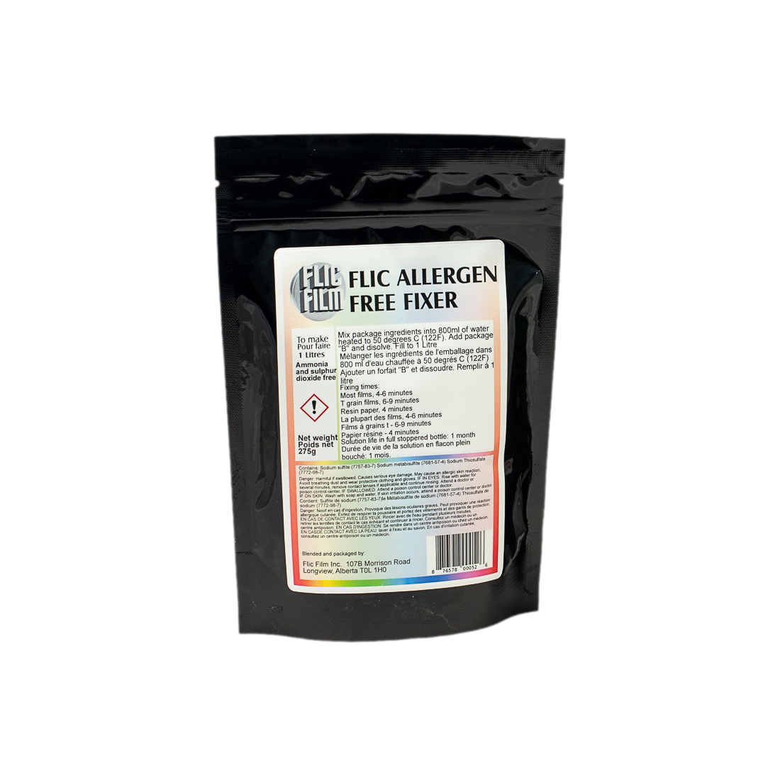 Ultrafine Allergen-Free Fixer, Powder to Liquid, Flic Film, 1 Liter