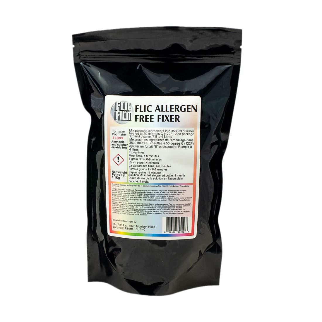 Ultrafine Allergen-Free Fixer, Powder to Liquid, Flic Film, 4 Liter