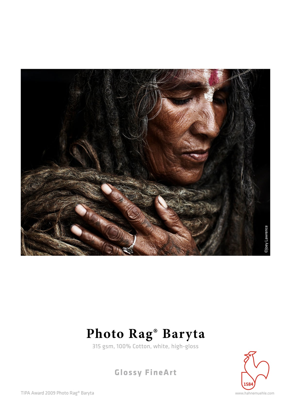 Hahnemuhle Photo Rag Baryta Paper 315 gsm 44" x 39 foot Roll