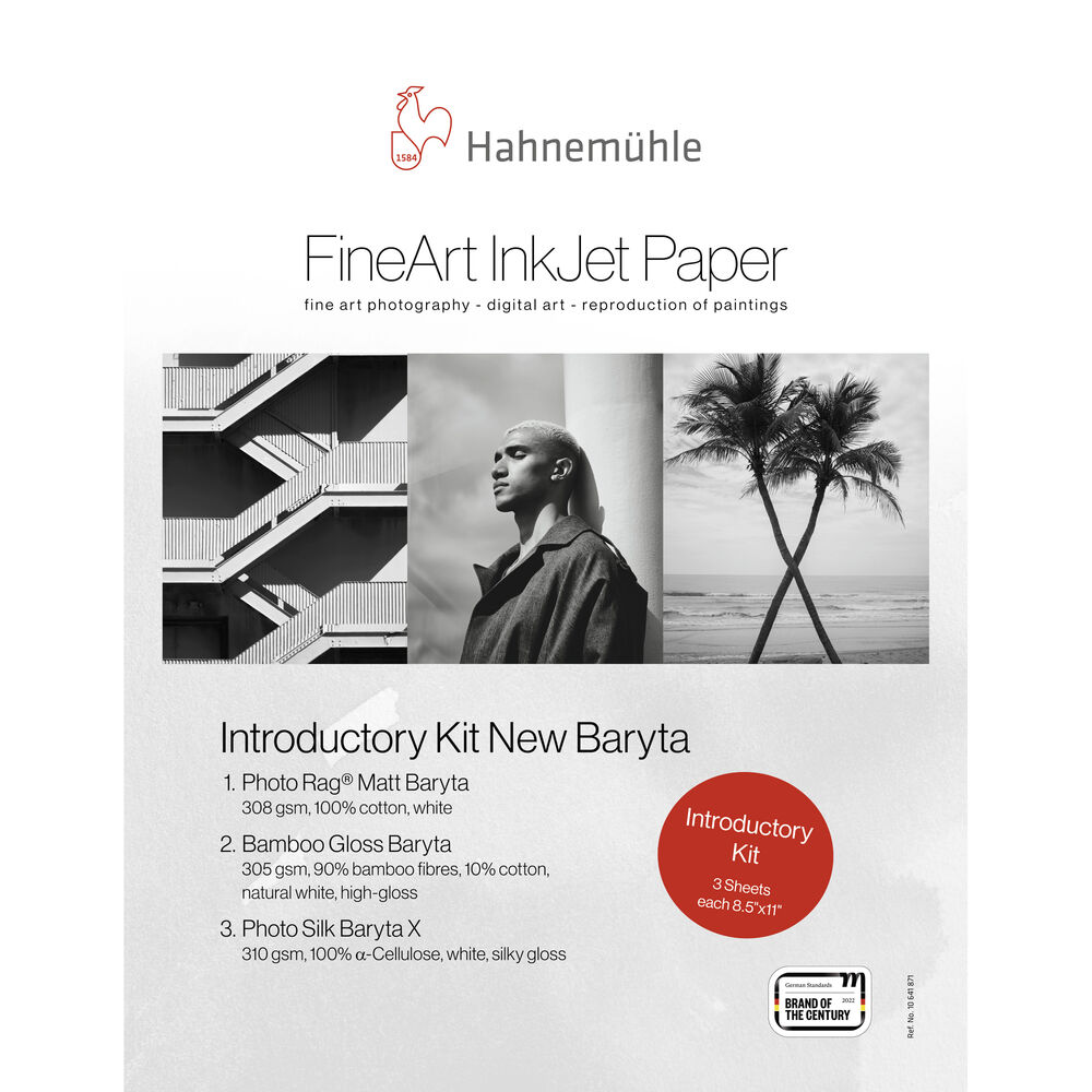 Hahnemuhle Baryta Intro Kit Sample Pack 8.5" x 11"