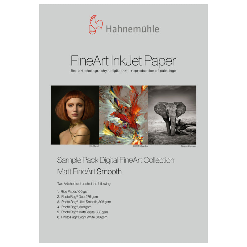 Hahnemuhle Textured Matte FineArt Sample Pack 8.5" x 11"