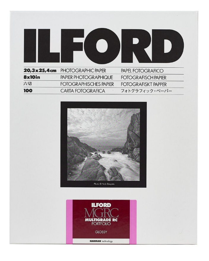 Ilford Multigrade RC Variable Contrast Cooltone, 8" x 10" / 100 Sheets